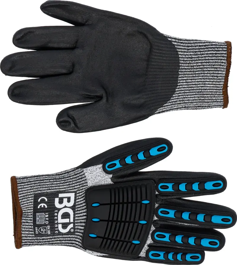 Pracovní rukavice pro mechaniky s ochranou proti proříznutí BGS 4541 vel. 9 (BGS104541)