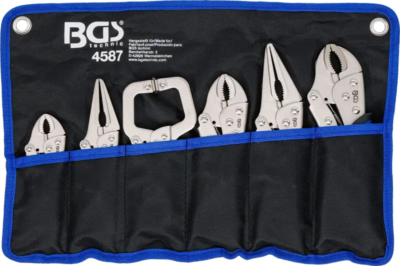 Sada skřipcových kleští 6dílná BGS 4587 (BGS104587)