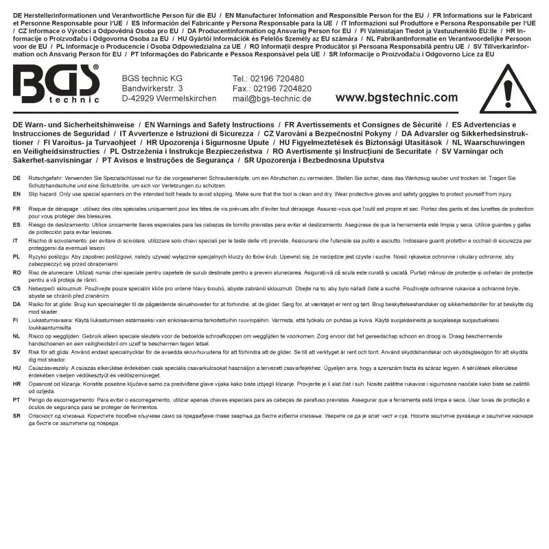 Oboustranné ploché klíče 6 ÷ 22 mm | 1/4" ÷ 3/4" BGS 74584 - 14 dílů (BGS1074584)