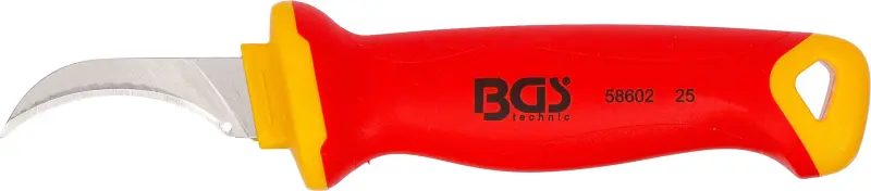 Kabelový nůž VDE 180 mm BGS 35893 háková čepel (BGS1035893)