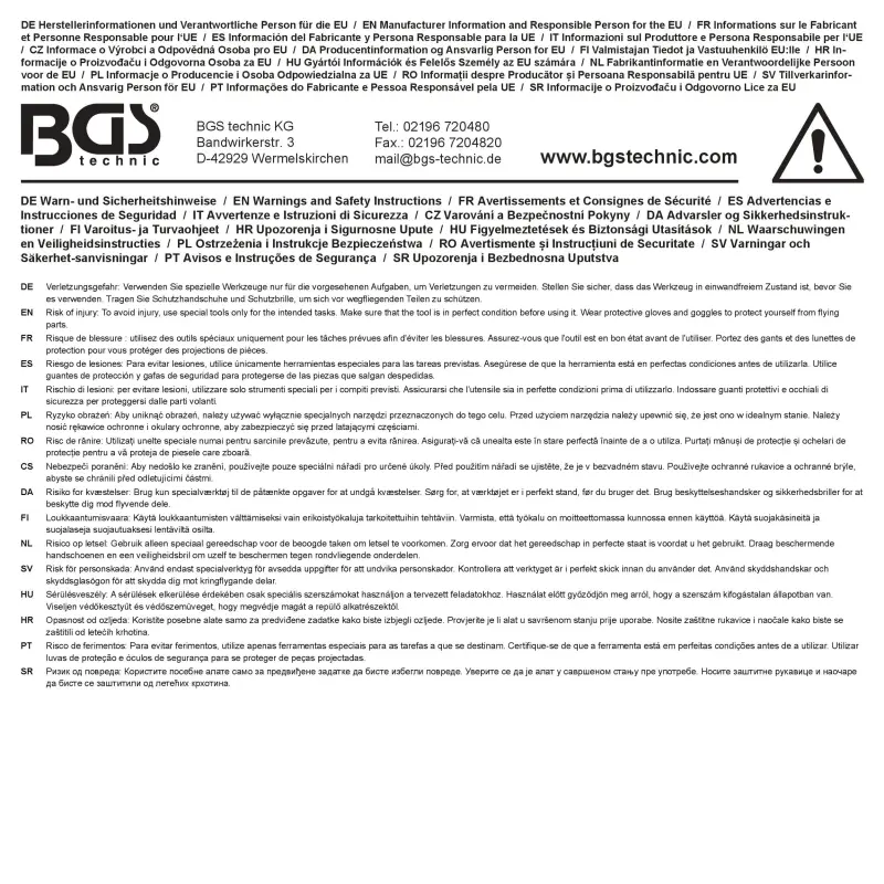 Nástroj pro pouzdra elektromotoru pro Tesla Model 3 BGS 74699 (BGS1074699)