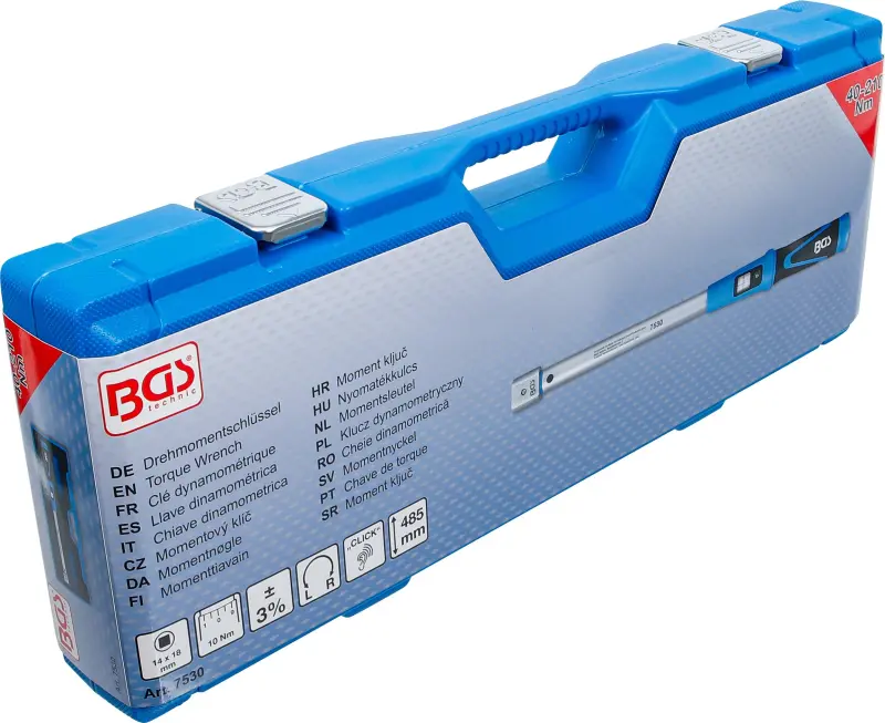 Momentový klíč BGS 7530 pro nástrčné nástroje 14 x 18 mm (40 ÷ 210 Nm) (BGS107530)