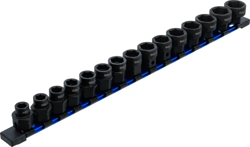 Nástrčné hlavice 1/2" 6hran 10 ÷ 24 mm BGS 74700, rázové - 15 dílů (BGS1074700)