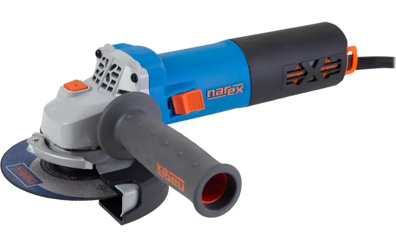 Úhlová bruska Narex 9-125 BOX RK s řeznými kotouči (NA65407014)