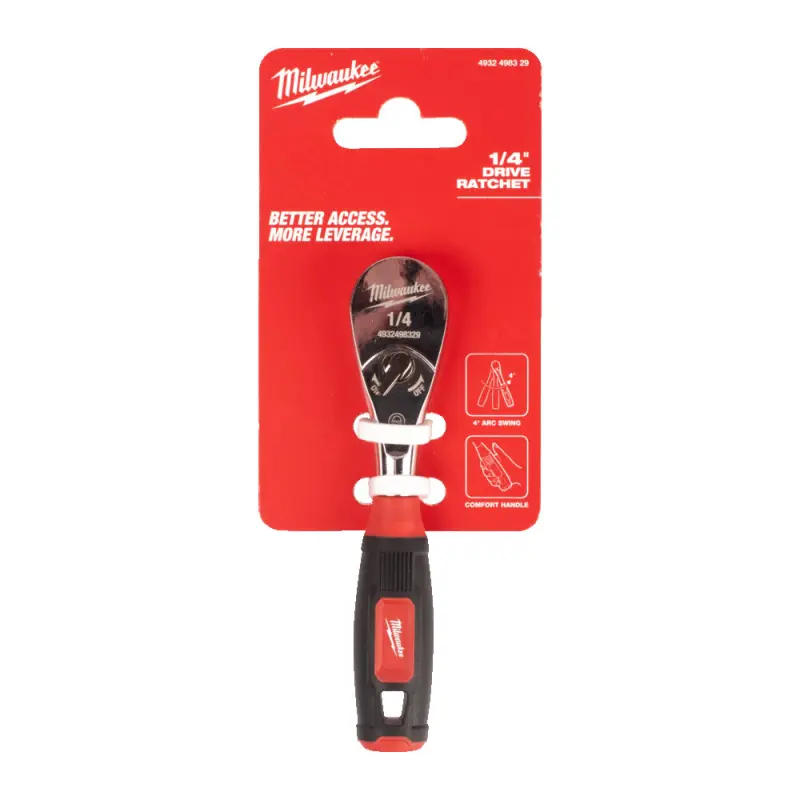 Ráčna 1/4" s komfortní rukojetí Milwaukee 4932498329 (MI4932498329)
