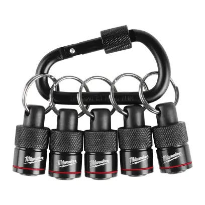 Shockwave impact duty sada 5 ks držáků příslušenství Milwaukee s XL karabinou, 1/4 HEX upínání, 4932502117 (MI4932502117)