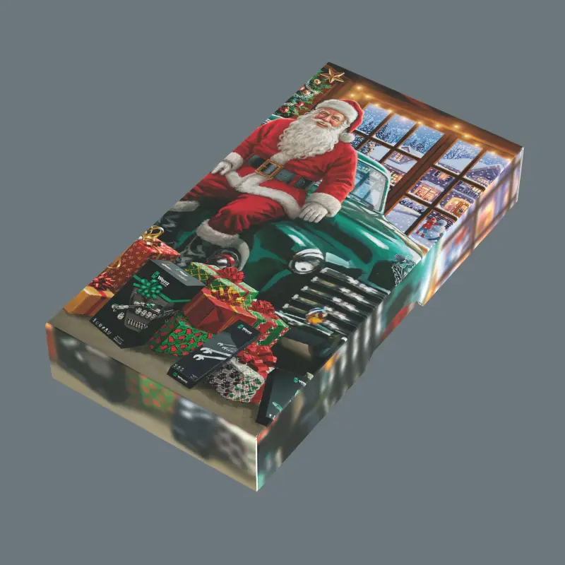 Wera 135825 Zástrčné klíče Tool-Card Hex-Plus Christmas 2026 v pultovém displeji (W05135825001)