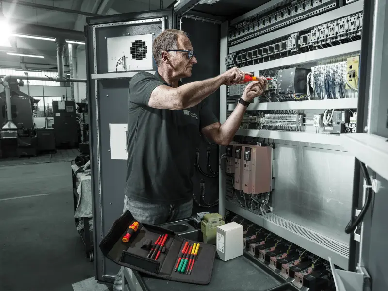 Wera 006634 Nářadí pro šroubové spoje rozvaděčů regulace otáček Kraftform Kompakt VDE Safe-Torque Basic 1 - 11 dílů (W05006634001)