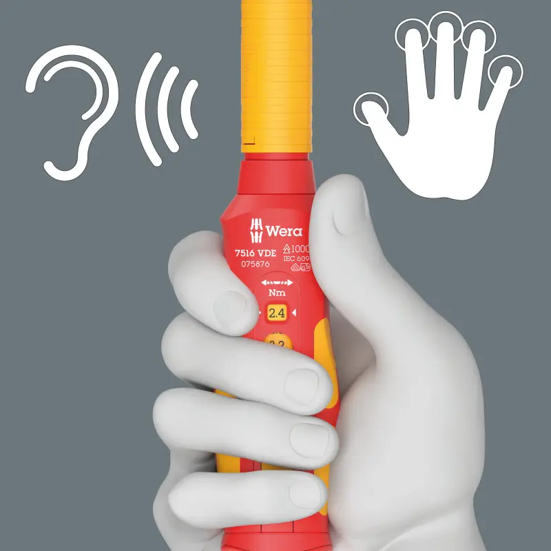 Wera 006634 Nářadí pro šroubové spoje rozvaděčů regulace otáček Kraftform Kompakt VDE Safe-Torque Basic 1 - 11 dílů (W05006634001)