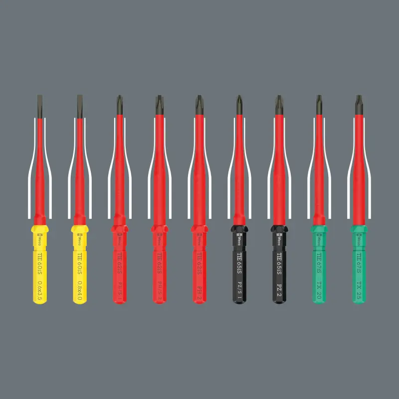 Wera 006634 Nářadí pro šroubové spoje rozvaděčů regulace otáček Kraftform Kompakt VDE Safe-Torque Basic 1 - 11 dílů (W05006634001)