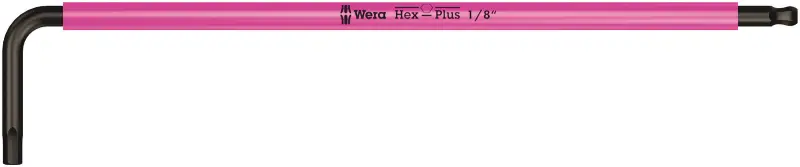 Wera 133286 Zástrčné klíče vícebarevné Hex-Plus 1, metrické a imperiální - 19 dílů (W05133286001)