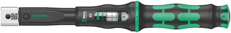 Wera 136062 Momentový klíč Click-Torque X 2 pro nástrčné nástroje 14x18mm (10 ÷ 50 Nm). Typ 9558 - 5 dílů (W05136062001)