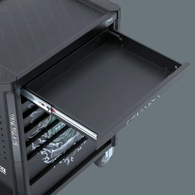 Wera 305851 Dílenský vozík Tool Rebel 9800, 7 zásuvek, bez nářadí (W05305851001)