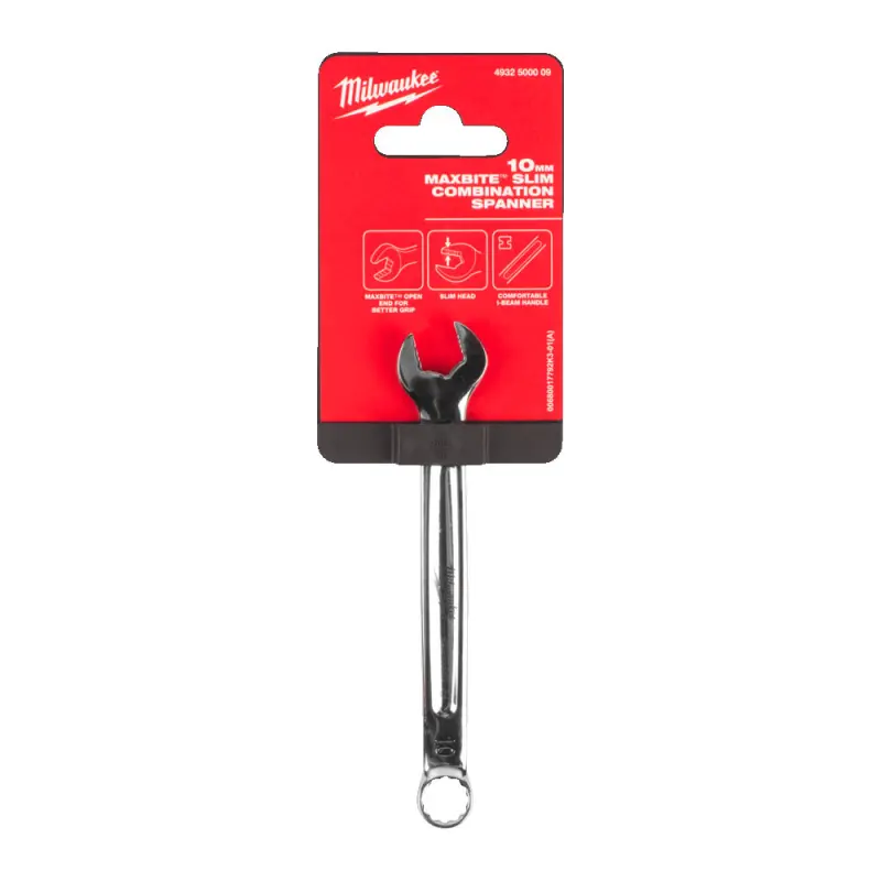 Očkoplochý klíč Milwaukee 10 mm MAXBITE Slim, 1 ks, 4932500009