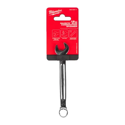 Očkoplochý klíč Milwaukee 12 mm MAXBITE Slim, 1 ks, 4932500011