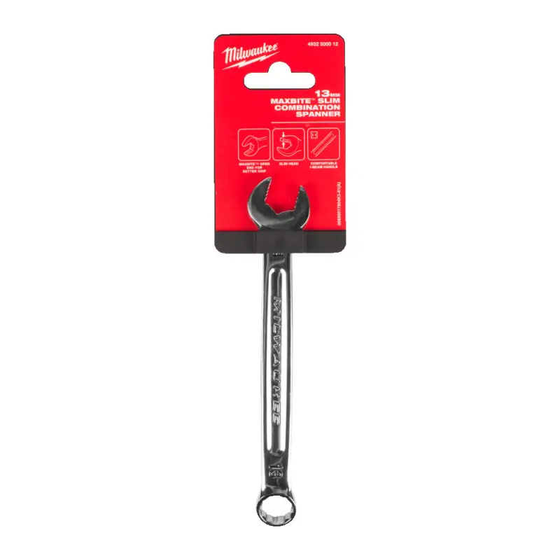 Očkoplochý klíč Milwaukee 13 mm MAXBITE Slim, 1 ks, 4932500012