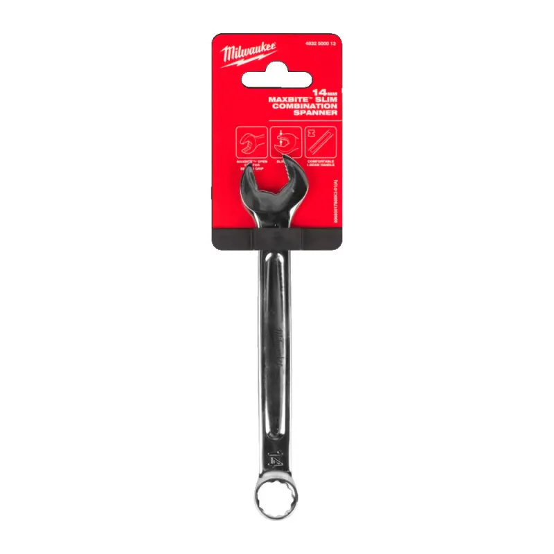 Očkoplochý klíč Milwaukee 14 mm MAXBITE Slim, 1 ks, 4932500013