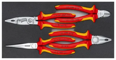 KNIPEX sada kleští VDE Chrom I, 4 ks 00 20 01 V20 (K002001V20)