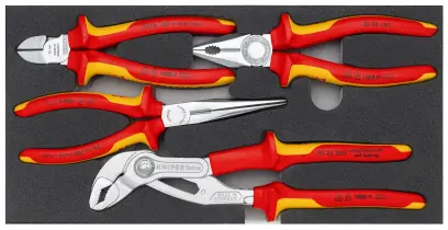 KNIPEX sada kleští VDE Chrom II, 4 ks 00 20 01 V21 (K002001V21)