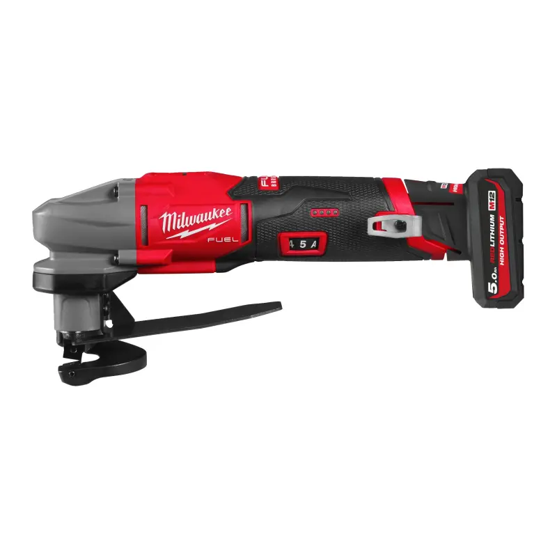 Aku prostřihovač plechu Milwaukee M12 FMS16-522B, 1x aku M12 HB5 + M12 HB2.5 + C12 C +  taška, 4933502338