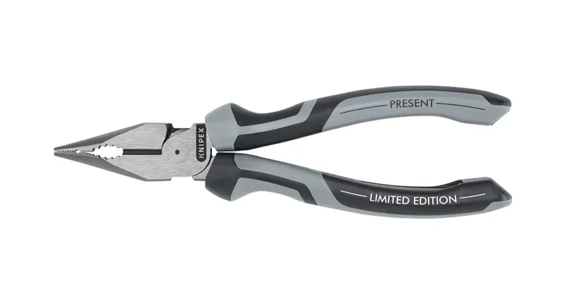 Kombinované jehlové kleště Knipex 08 22 185 S01 - vánoční limitovaná edice (K 08 22 185 S01)