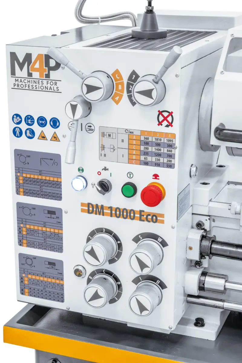 DM 1000 eco-D soustruh s vodicím a posuvovým vřetenem