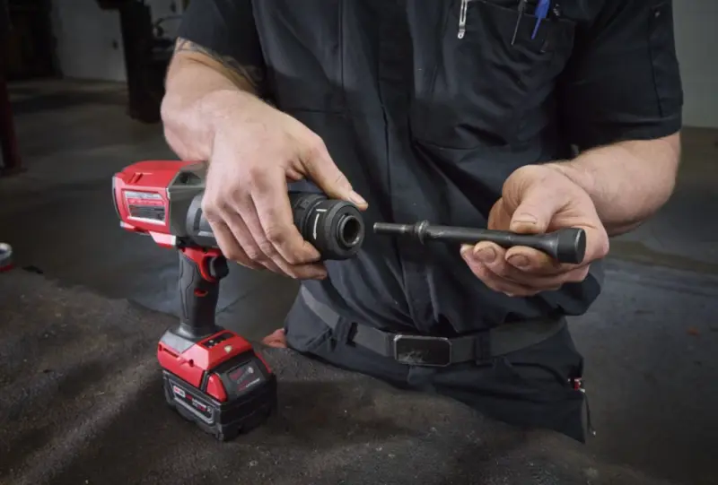 Aku sekací kladivo Milwaukee M18 FCH-501HX STRIKER, 1x aku M18 HB5-CR + M12-18 FC + kufr, 4933498203