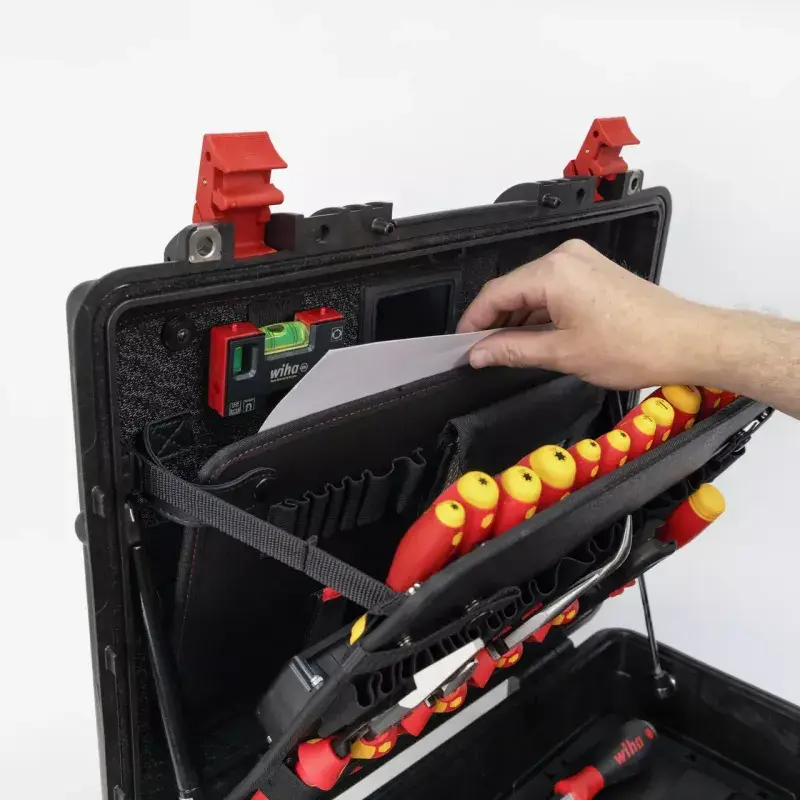 Kufr s nářadím pro elektrikáře Wiha XL 3 Trolley electric (75 dílů) (WIHA00035)