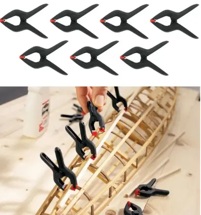 Flexibilní pérové svěrky Bessey Clippix XC1-SET (Sada 7 ks) (BES XC1-SET)