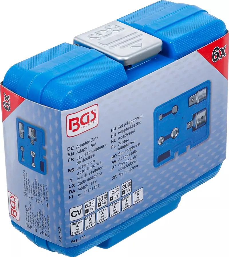 Adaptéry 1/4" ÷ 3/4" (Sada 6 ks) BGS 199  (BGS100199)