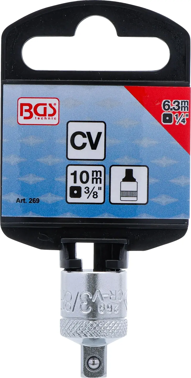 Adaptér vnitřní 3/8" BGS100269 pro vnější 1/4" (BGS100269)