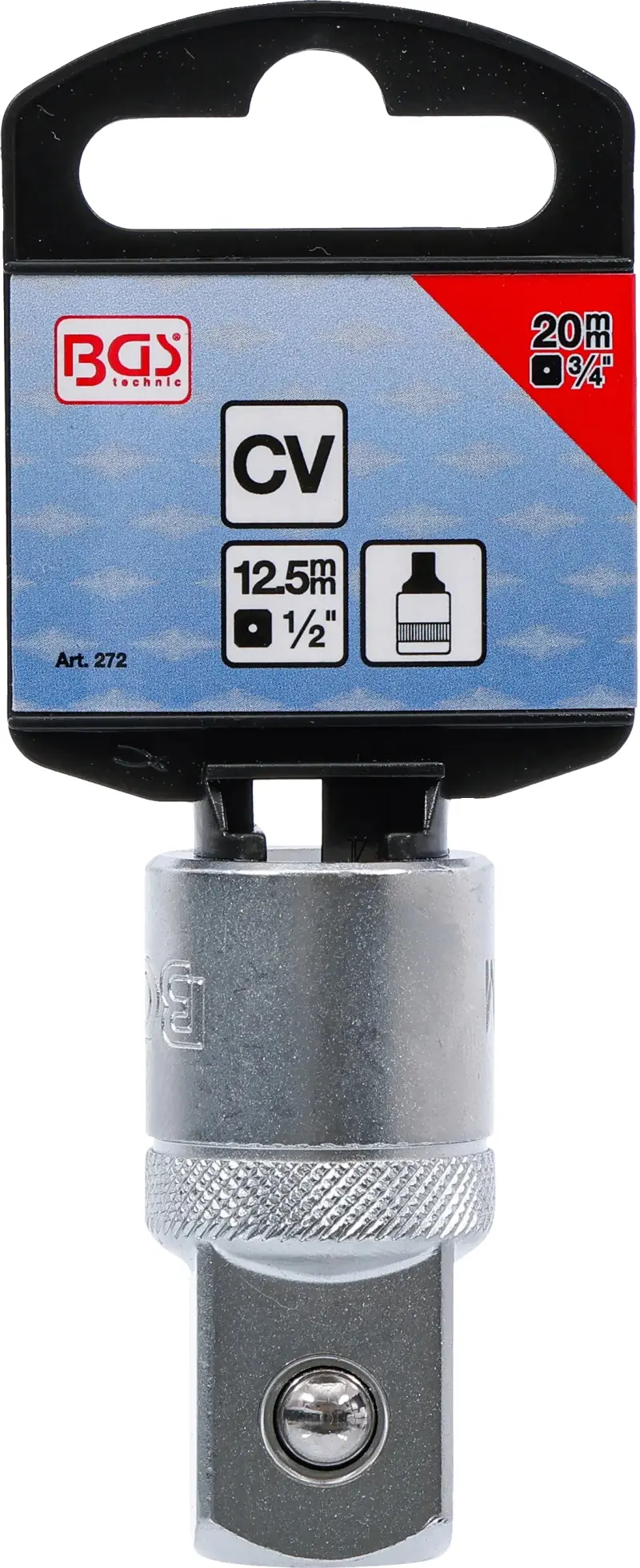 Adaptér vnitřní 1/2" BGS100272 pro vnější 3/4" (BGS100272)