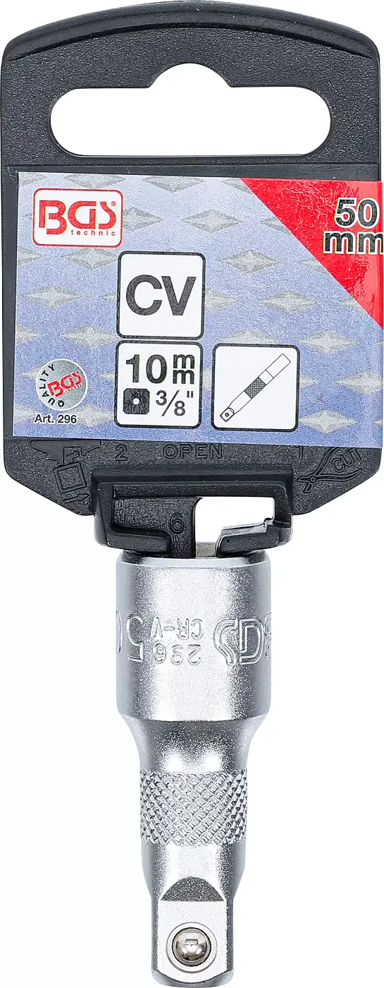 Prodloužení/nástavec 3/8" BGS100296, délka 50 mm (BGS100296)