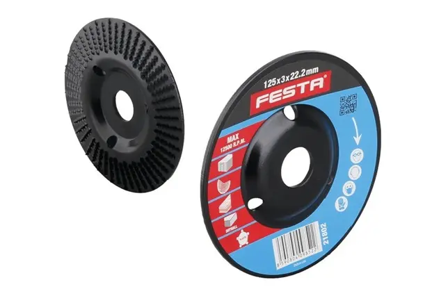 Kotouč rašplový FESTA středně hrubý 125x22. 2mm (L21802)
