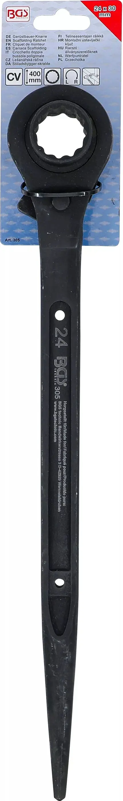 Lešenářská ráčna 24 x 30 mm BGS100305 (BGS100305)