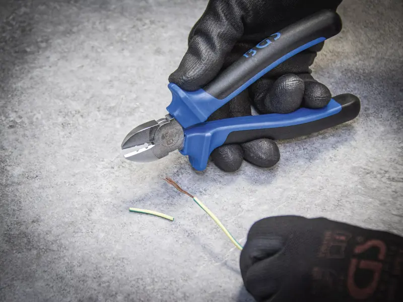 Boční štípací kleště 165 mm BGS100394, odizolovací funkce, dvoukomponentní izolace (BGS100394)