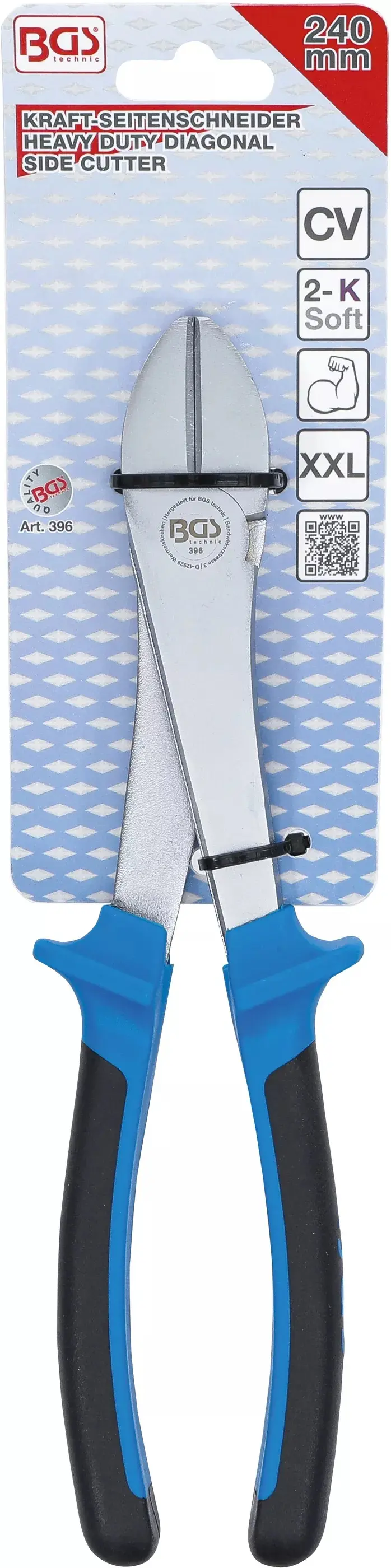 Silové štípací kleště 240 mm BGS100396, boční s dvoukomp. izolací (BGS100396)