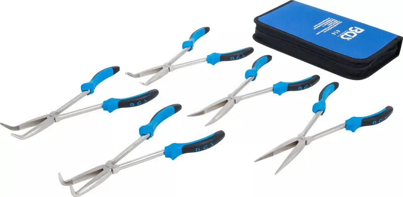 Telefonní prodloužené kleště 290 mm BGS100414 Sada 5 ks v pouzdru (BGS100414)