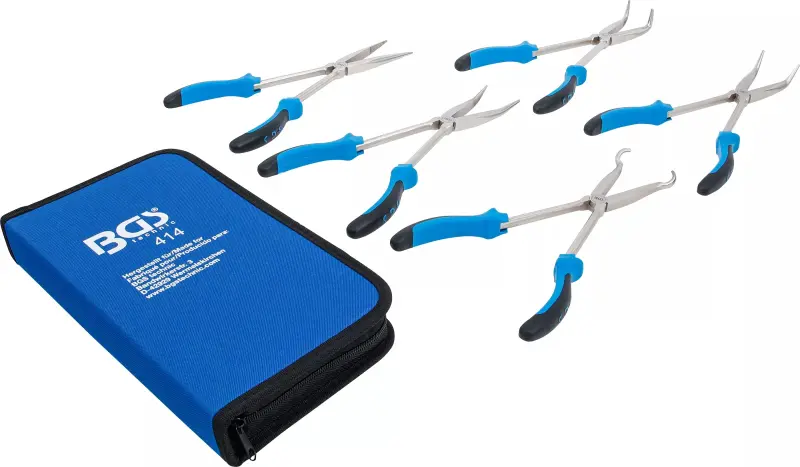 Telefonní prodloužené kleště 290 mm BGS100414 Sada 5 ks v pouzdru (BGS100414)