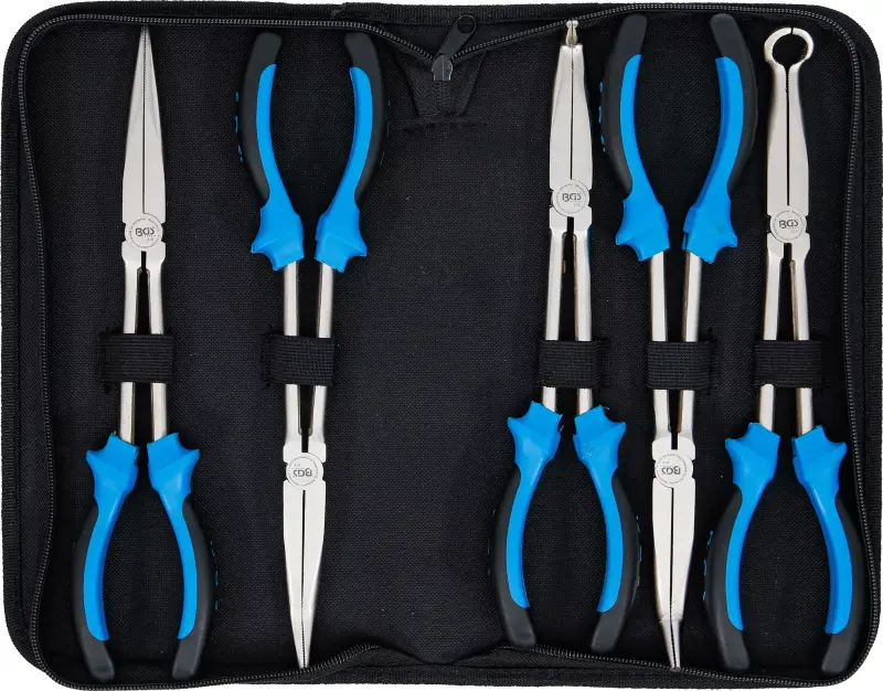 Telefonní prodloužené kleště 290 mm BGS100414 Sada 5 ks v pouzdru (BGS100414)