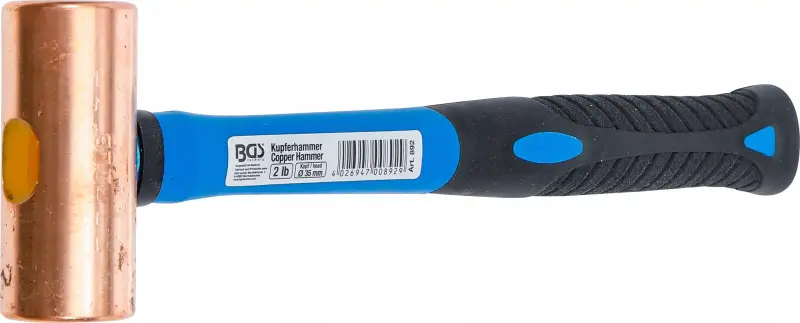 Měděná vyklepávací palička pr. 35 mm BGS100892 Fiberglass (BGS100892)