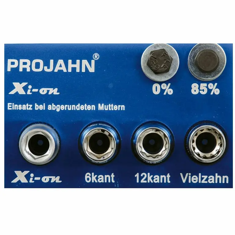 Nástrčné hlavice Projahn 1/4" Xi-on. Sada 12 dílů 4 - 13 mm (DATPJ4109)