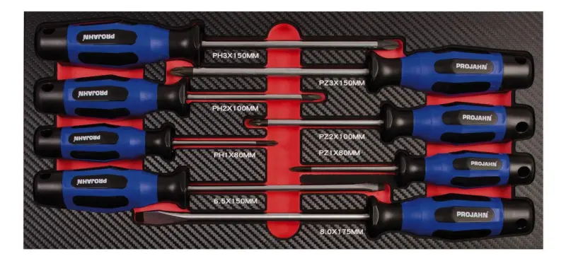 Projahn 4129 Nástrčné hlavice 1/2" Xi-on. Sada 10 dílů 10 - 19 mm (DATPJ4129)