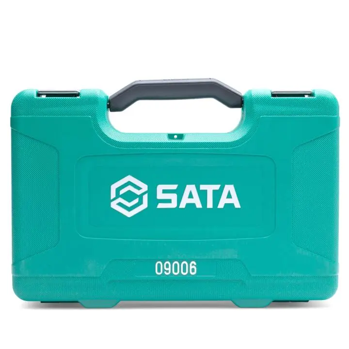 46 ks. Sada nástrčných hlavic 1/2" s 6 hroty a met (SATAST09006SJ)