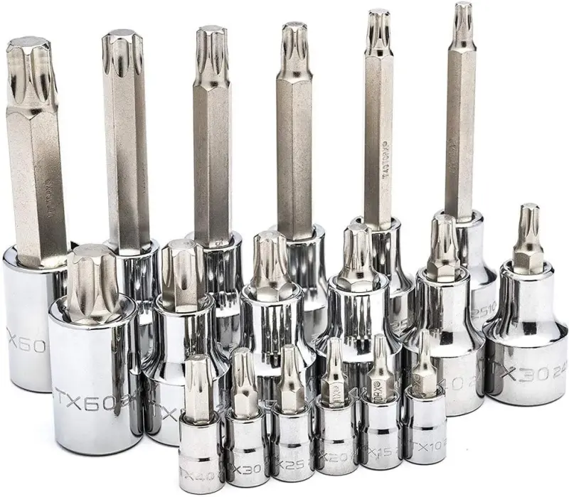 18 ks. Sada nástrčných hlavic 1/4" a 1/2" s pohone (SATAST09052SJ)