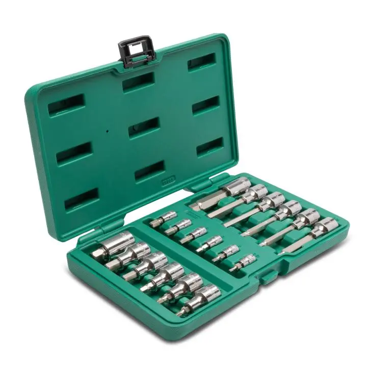 Sada 18 ks. Sada nástrčných hlavic 1/4" a 1/2" s š (SATAST09053SJ)