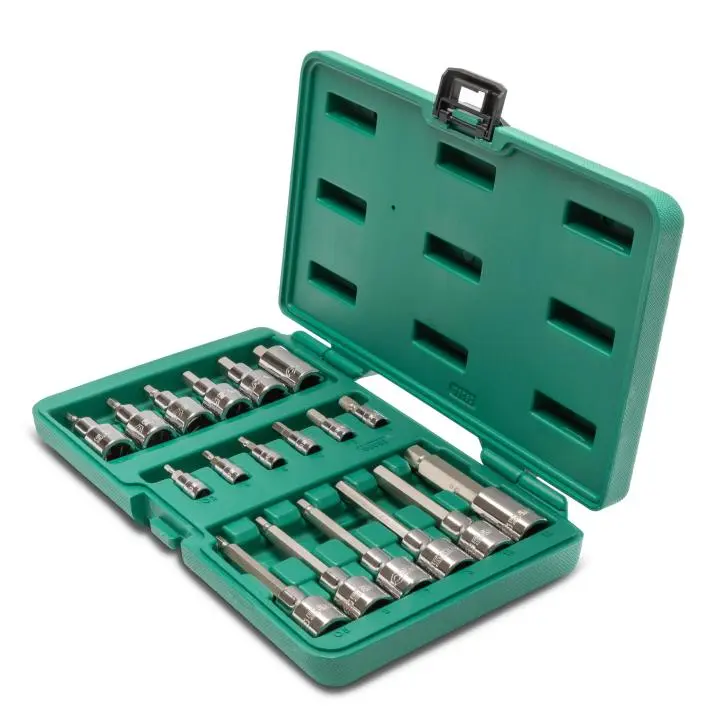 Sada 18 ks. Sada nástrčných hlavic 1/4" a 1/2" s š (SATAST09053SJ)