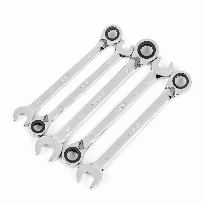 Očkoploché ráčnové klíče 10 ÷ 14 mm v tetronové tašce SATA Tools ST09083SJ - 5 ks (SATAST09083SJ)