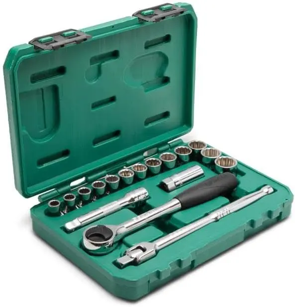17 Ks. Sada metrických nástrčných hlavic 1/2" s 12 (SATAST09086SJ)