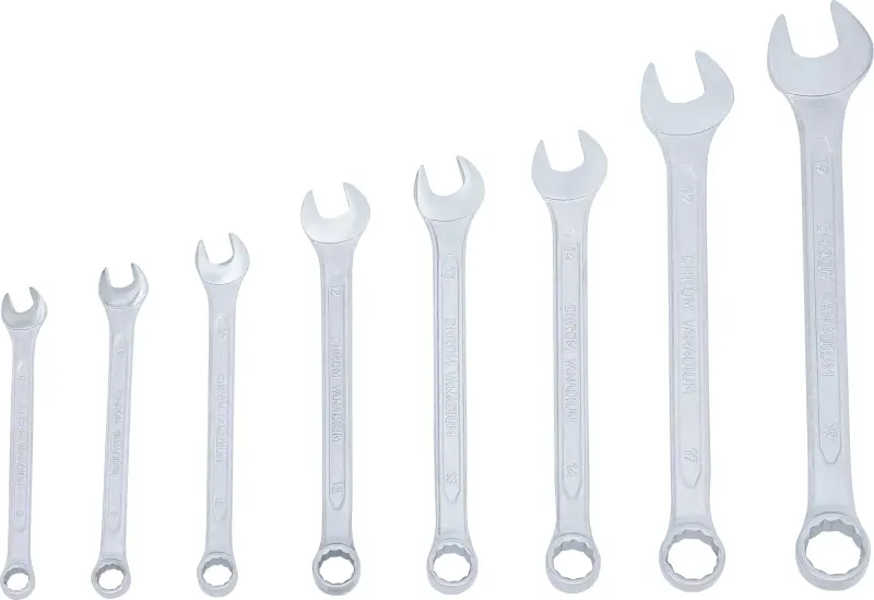 Očkoploché klíče 6 ÷ 19 mm BGS101193 dle DIN 3113A. Sada 8 dílů (BGS101193)